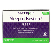 Load image into Gallery viewer, Natrol Sleep 'n Restore - 20 Tablets

