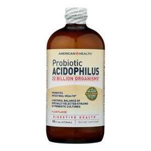 American Health - Probiotic Acidophilus Plain - 16 Fl Oz