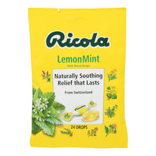 Load image into Gallery viewer, Ricola Herb Throat Drops Lemon Mint - 24 Drops - Case Of 12
