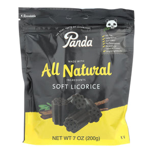 Panda Soft Licorice - 7 Oz - Case Of 12