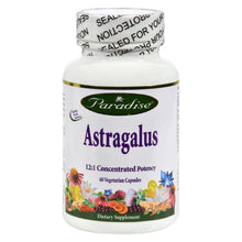 Load image into Gallery viewer, Paradise Herbs Astragalus - 60 Vegetarian Capsules

