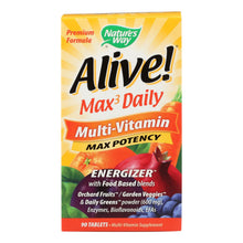 Load image into Gallery viewer, Nature's Way - Alive! Max3 Daily Multi-vitamin - Max Potency - 90 Tablets
