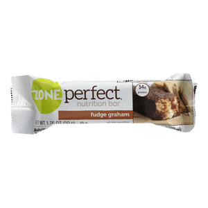 Zone - Nutrition Bar - Fudge Graham - Case Of 12 - 1.76 Oz.