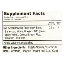 Load image into Gallery viewer, Kyolic - Kyo-green Energy Powdered Drink Mix - 2 Oz
