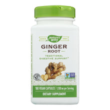 Load image into Gallery viewer, Nature's Way - Ginger Root - 180 Capsules
