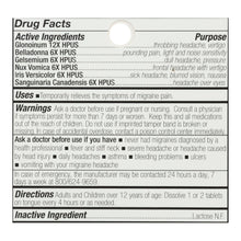 Load image into Gallery viewer, Hyland&#39;s Migraine Headache Relief - 60 Tablets
