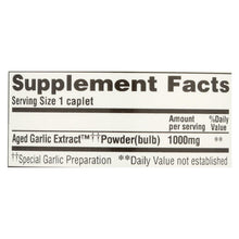 Load image into Gallery viewer, Kyolic - Aged Garlic Extract One Per Day Cardiovascular - 1000 Mg - 30 Caplets
