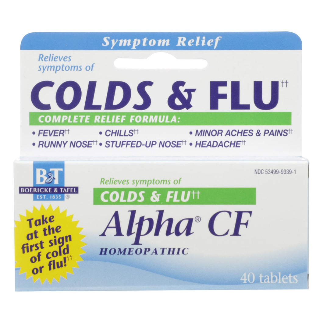 Boericke And Tafel - Alpha Cf - 40 Tablets