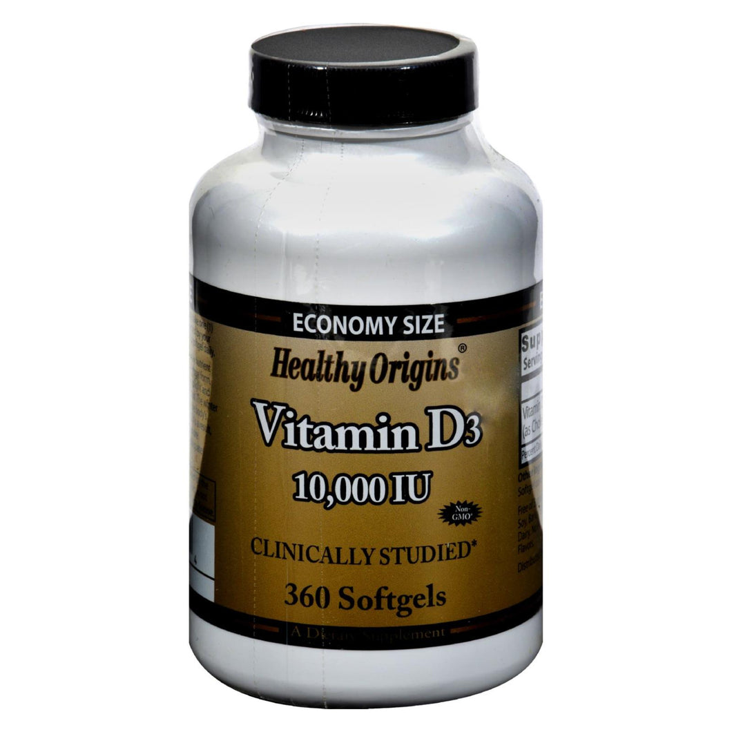 Healthy Origins Vitamin D3 - 10000 Iu - 360 Softgels