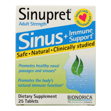 Load image into Gallery viewer, Sinupret Plus For Adults - 25 Tablets
