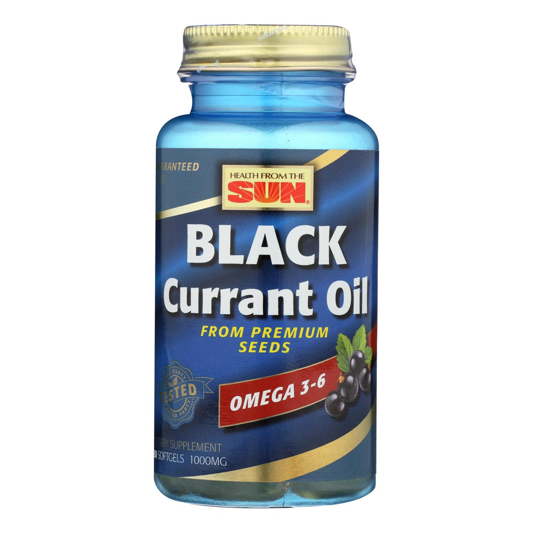 Health From The Sun Black Currant Oil - 1000 Mg - 30 Softgels