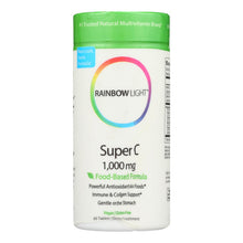Load image into Gallery viewer, Rainbow Light Super C - 1000 Mg - 60 Tablets
