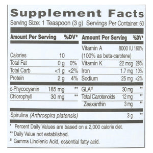 Earthrise Spirulina Natural Powder - 6.4 Oz