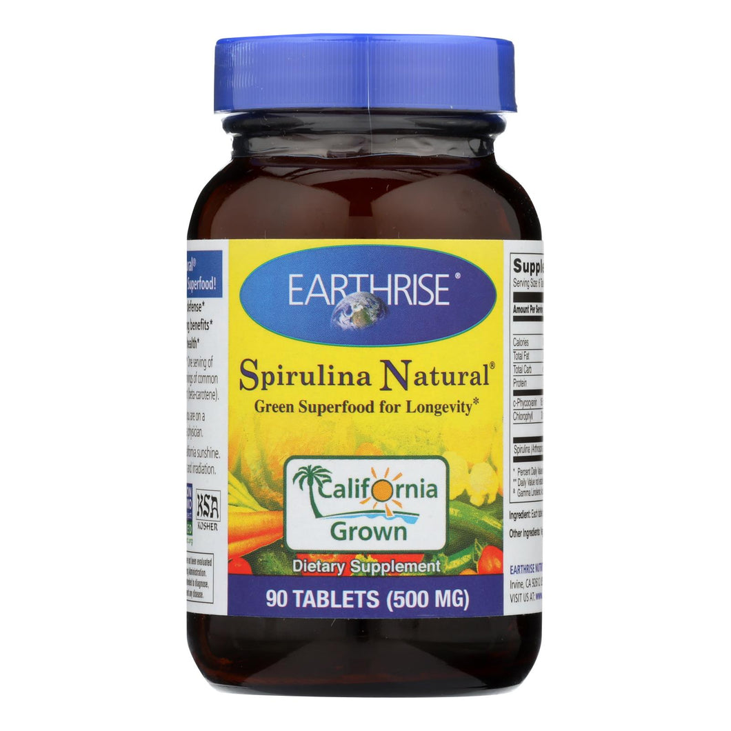 Earthrise Spirulina - 500 Mg - 90 Tablets