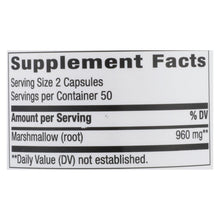 Load image into Gallery viewer, Nature's Way - Marshmallow Root - 100 Capsules
