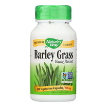 Load image into Gallery viewer, Nature's Way - Barley Grass - Young Harvest - 100 Capsules
