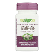 Load image into Gallery viewer, Nature's Way - Valerian Nighttime - 100 Tablets
