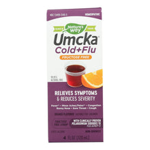 Load image into Gallery viewer, Nature's Way - Umcka Cold And Flu Sugar-free Syrup Orange - 4 Fl Oz
