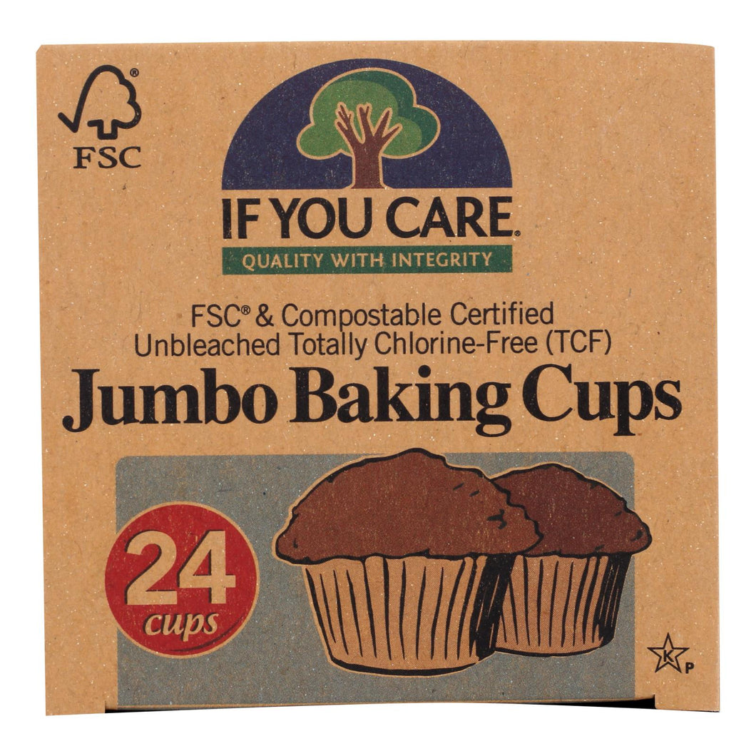 If You Care Baking Cups - Jumbo - Unbleached Totally Chlorine Free - 24 Count