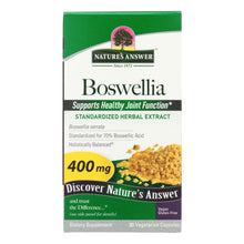 Load image into Gallery viewer, Nature's Answer - Boswellia Extract - 90 Vegetarian Capsules
