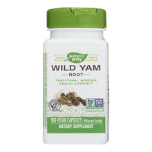 Load image into Gallery viewer, Nature's Way - Wild Yam Root - 425 Mg - 100 Capsules
