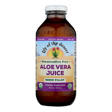 Load image into Gallery viewer, Lily Of The Desert - Organic Aloe Vera Juice Inner Fillet - 16 Fl Oz
