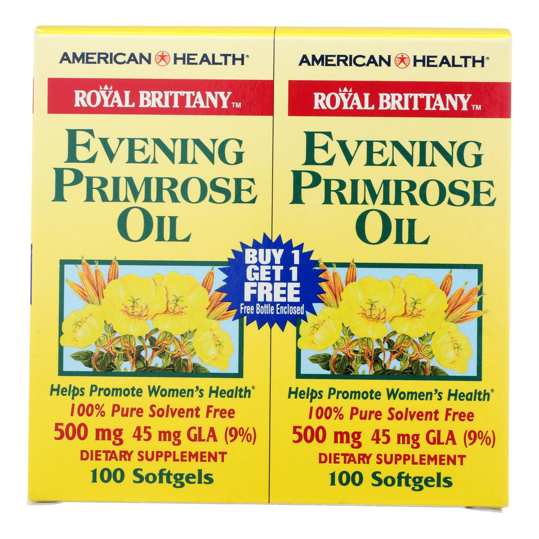 American Health - Royal Brittany Evening Primrose Oil 100+100 Softgels