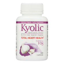 Load image into Gallery viewer, Kyolic - Aged Garlic Extract Total Heart Health Formula 108 - 100 Capsules
