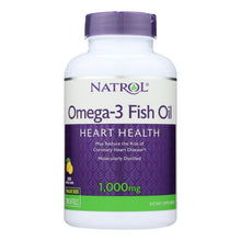 Load image into Gallery viewer, Natrol Omega-3 Fish Oil Lemon - 1000 Mg - 150 Softgels
