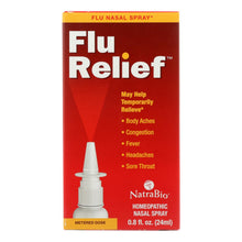 Load image into Gallery viewer, Natrabio Flu Relief Nasal Spray  - 1 Each - .8 Oz
