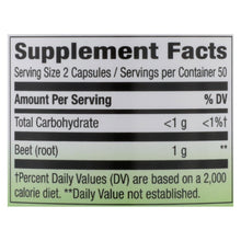 Load image into Gallery viewer, Nature's Way - Beet Root - Beta Vulgaris - 100 Capsules
