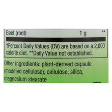 Load image into Gallery viewer, Nature's Way - Beet Root - Beta Vulgaris - 100 Capsules
