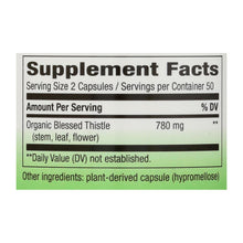 Load image into Gallery viewer, Nature's Way - Blessed Thistle - 100 Vegetarian Capsules
