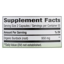 Load image into Gallery viewer, Nature's Way - Burdock Root - 100 Capsules
