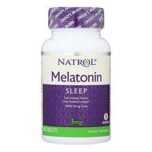 Load image into Gallery viewer, Natrol Melatonin - 3 Mg - 60 Tablets
