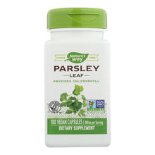 Load image into Gallery viewer, Nature's Way - Parsley Leaf - 100 Capsules

