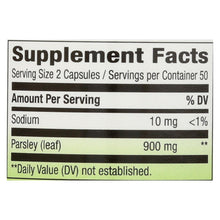 Load image into Gallery viewer, Nature's Way - Parsley Leaf - 100 Capsules
