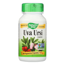Load image into Gallery viewer, Nature's Way - Uva Ursi Leaves - 480 Mg - 100 Capsules
