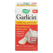 Load image into Gallery viewer, Nature's Way - Garlicin Hc - 90 Tablets
