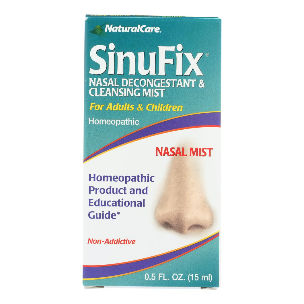 Natural Care Sinufix Nasal Decongestant And Cleansing Mist - 0.5 Fl Oz