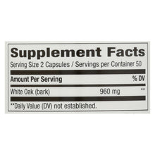 Load image into Gallery viewer, Nature's Way - White Oak Bark - 100 Capsules
