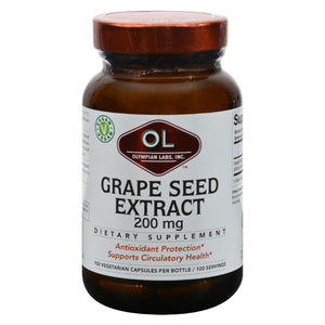 Olympian Labs Grape Seed Extra Strength - 200 Mg - 100 Capsules