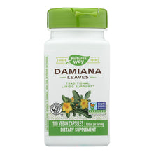 Load image into Gallery viewer, Nature's Way - Damiana Leaves - 100 Capsules
