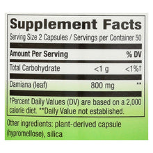 Load image into Gallery viewer, Nature's Way - Damiana Leaves - 100 Capsules
