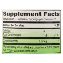Load image into Gallery viewer, Nature's Way - Dandelion Root - 100 Capsules

