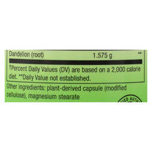 Load image into Gallery viewer, Nature's Way - Dandelion Root - 100 Capsules
