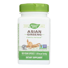 Load image into Gallery viewer, Nature's Way - Korean Ginseng Root - 100 Capsules
