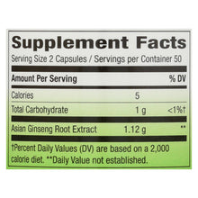 Load image into Gallery viewer, Nature's Way - Korean Ginseng Root - 100 Capsules

