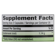 Load image into Gallery viewer, Nature's Way - Goldenseal Root - 50 Capsules
