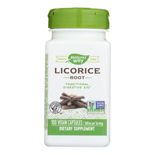 Load image into Gallery viewer, Nature's Way - Licorice Root - 100 Capsules

